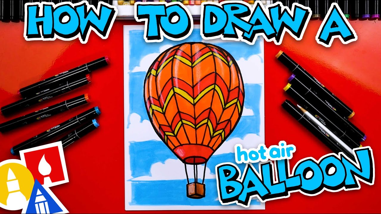 How To Draw A Hot Air Balloon Challenge