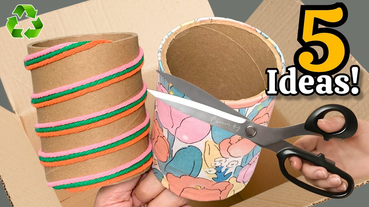 Преображение картона и тканевых обрезков #11 😱♻️ 5 ГЕНИАЛЬНЫХ идей переработки, которые вас поразят!