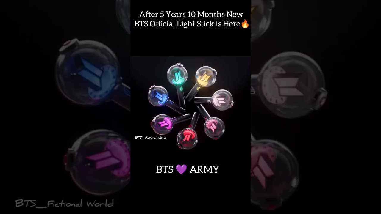 OMG😱 After 5 Years 10 Months..New BTS Light Stick Version 4 #army #bts #btsarmy #btsshorts #armybts