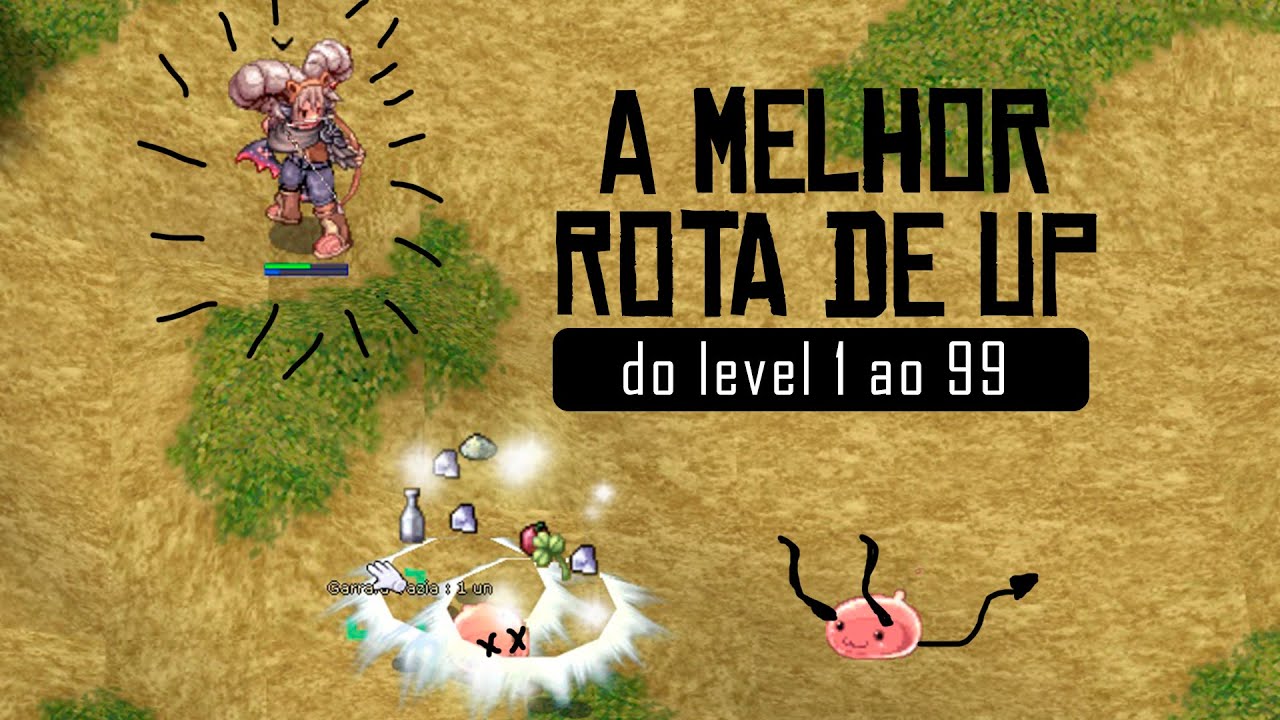 MELHOR ROTA DE UP p/ RAGNAROK LATAM | Guia de Up do 1 ao 99 | Dicas e Rotas | Oveia Press