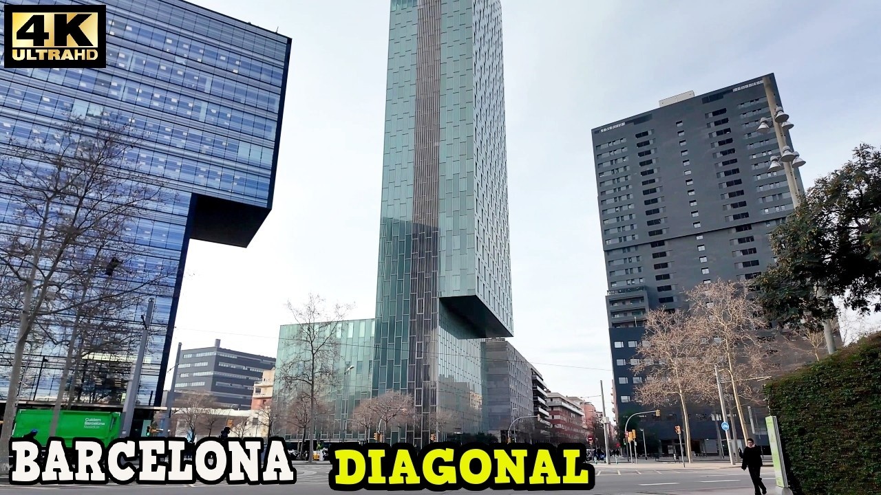 Barcelona España: Diagonal - Un Viaje por la Nueva Barcelona 2026 Barcelona [4K, 60ftps]