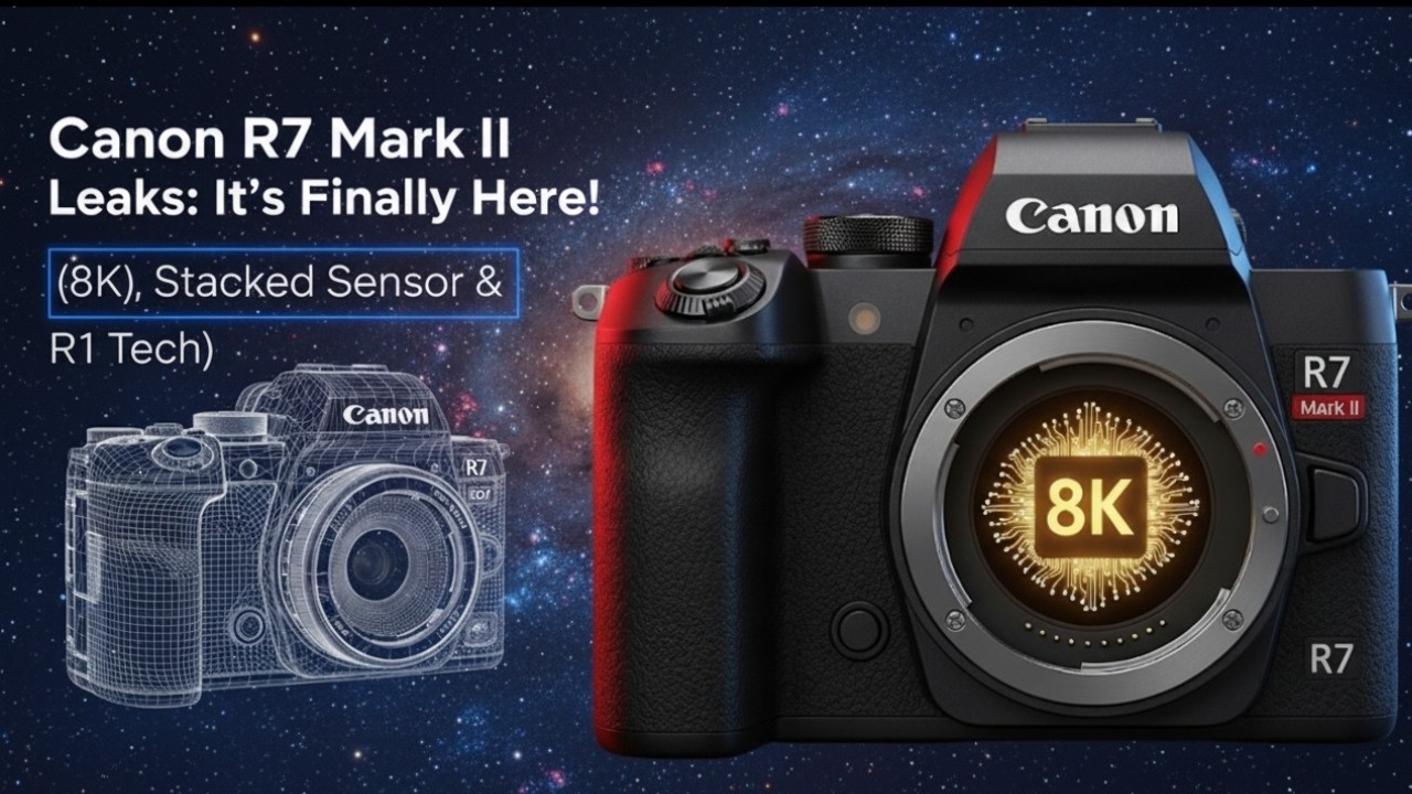 Canon EOS R7 Mark II Leaks: It&rsquo;s Finally Here! (8K, Stacked Sensor & R1 Tech)2026