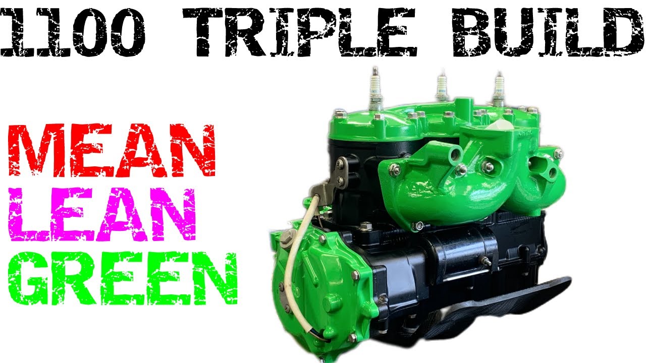 ZXi 1100 Engine Build - Ported & Powdered