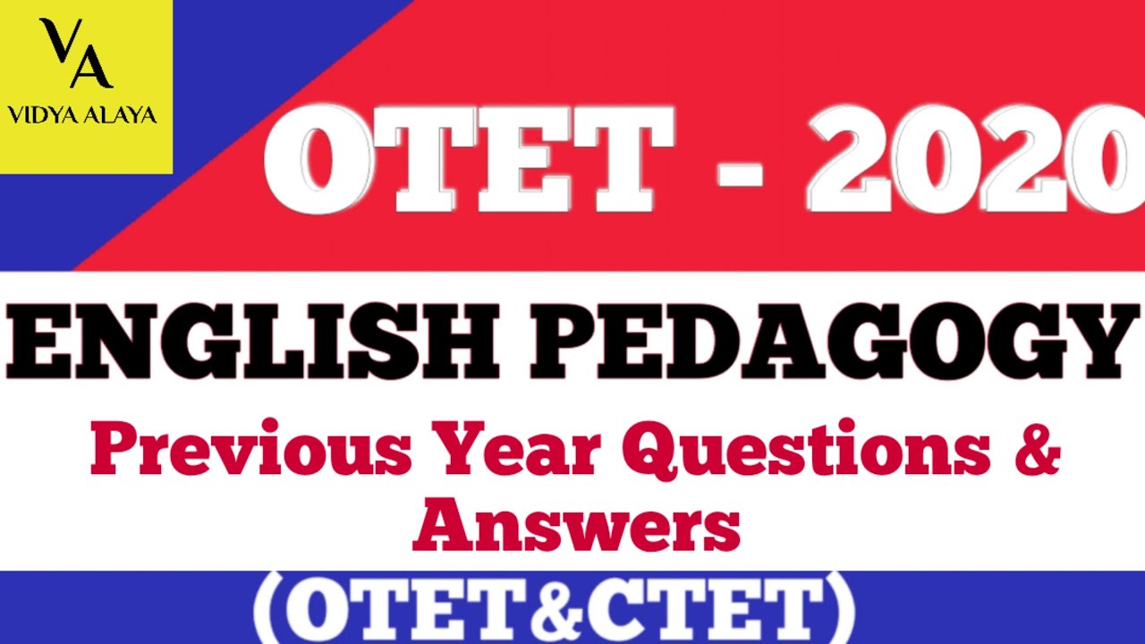 Otet English Pedagogy ||Previous year Questions and Answers||otet exam bseodisha 2020