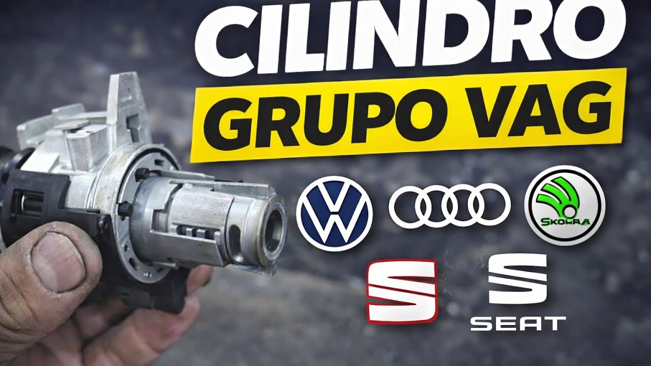 Como desmontar cilindro de llave, posición de cilindro llave VW BORA, JETTA , BETLEE, TIGUAN , SEAT