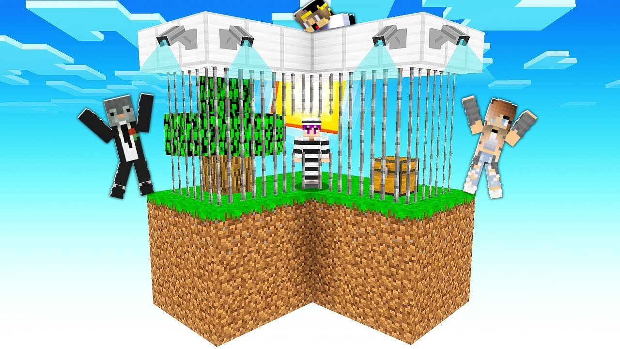 أصدقائي حبسوني في عالم سكاي بلوك في ماين كرافت ولكن انتقمت منهم ( مستحيل اللي صار )..!🔥😱