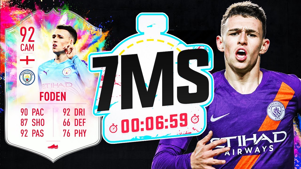 92 SUMMER HEAT PHIL FODEN!! 7 MINUTE SQUAD BUILDER - FIFA 20 ULTIMATE TEAM
