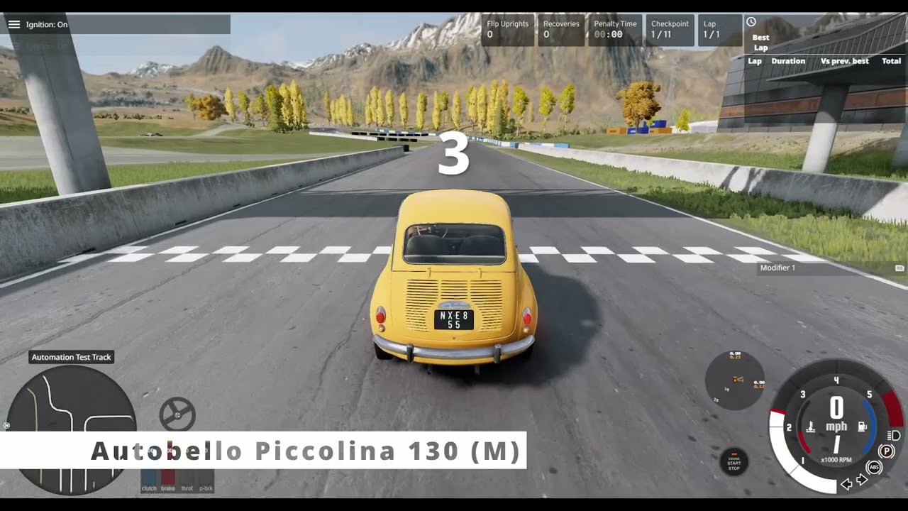 BeamNG Drive Vehicle Test | Autobello Piccolina