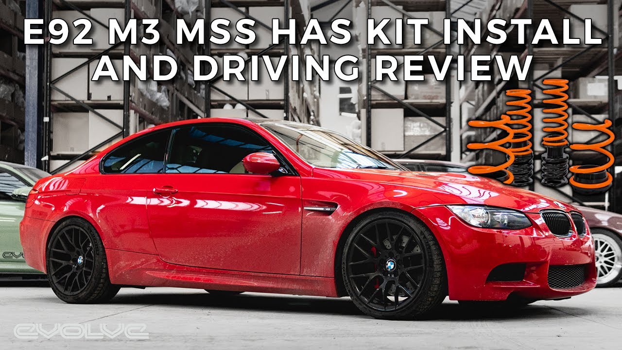 E92 M3 MSS Height Adjustable Suspension - Driving Review