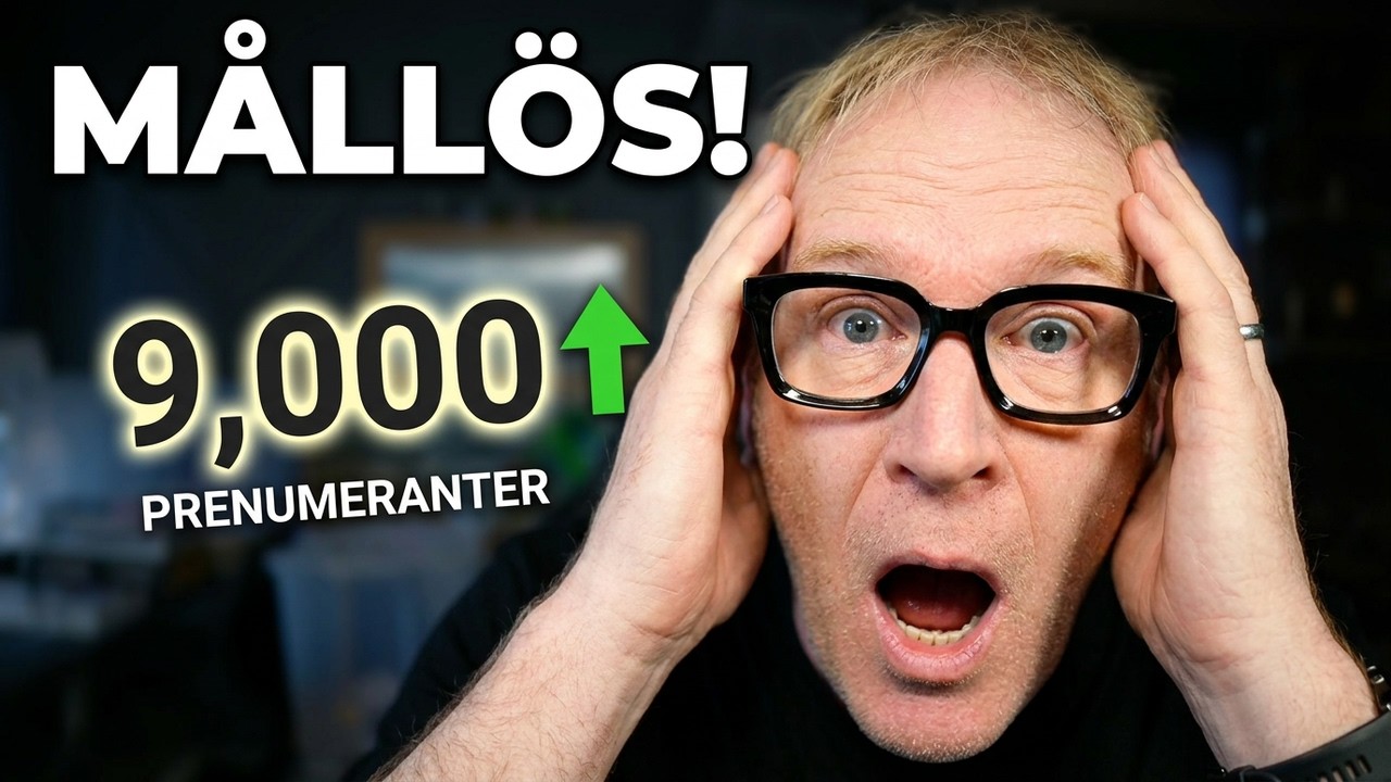 Hur jag fick 13 nya prenumeranter i g&aring;r! JAG &Auml;R M&Aring;LL&Ouml;S!