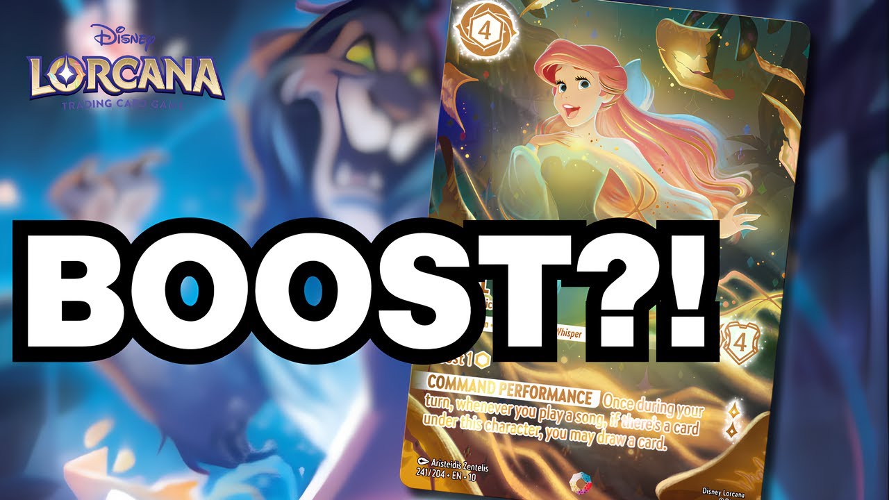 Всё, что вам НУЖНО знать о новой механике BOOST в Disney Lorcana