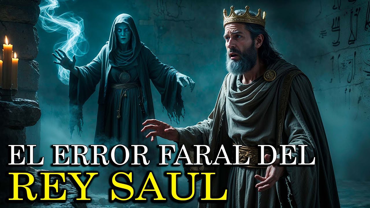 👑⚡ El Oscuro Encuentro de Saúl con la Adivina de Endor | Un Relato de Desesperación y Rebelión 🕯️✨
