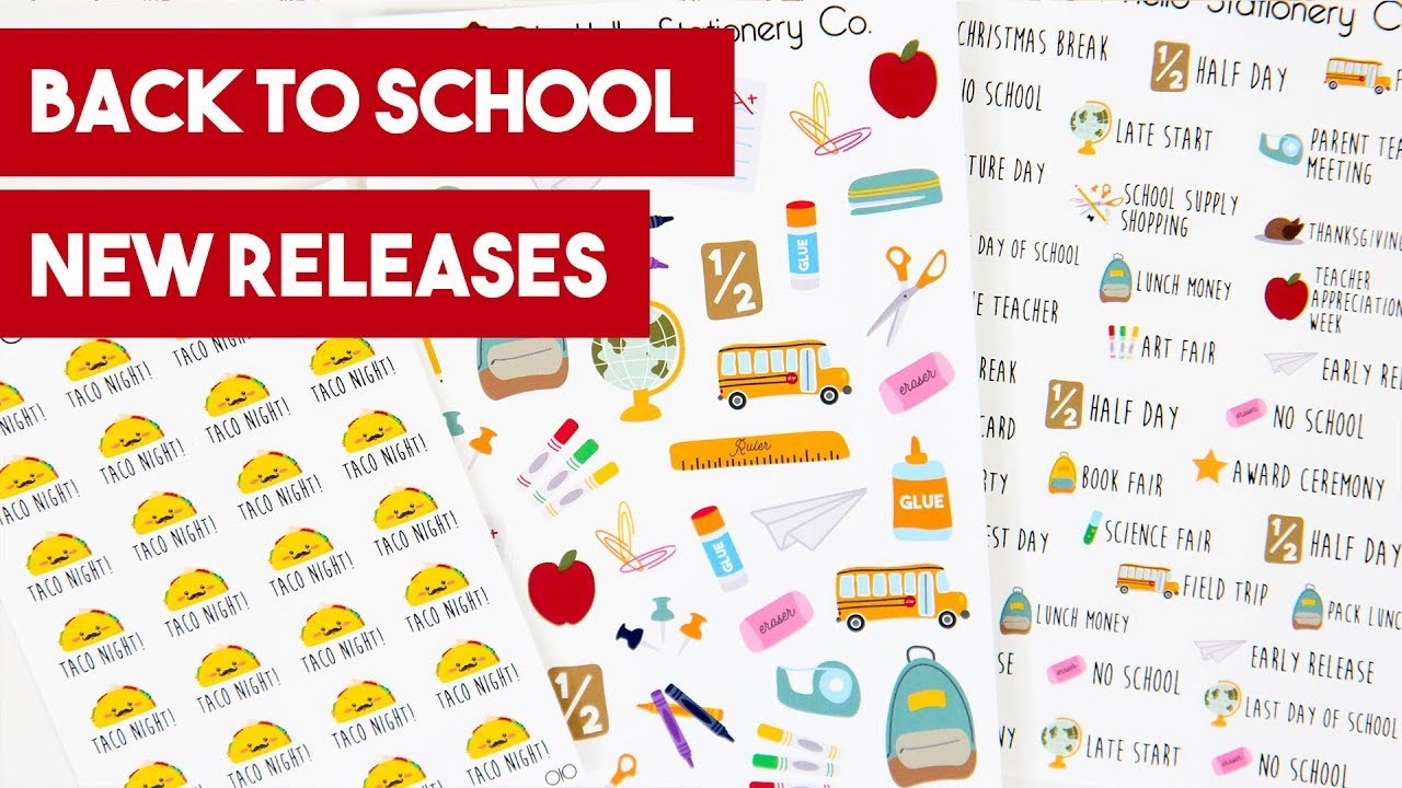 Oh, Hello Stationery Back to School Releases