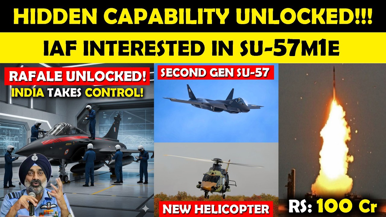 Indian Defence News:India Is Secretly Unlocking Rafale’s REAL Power Without Source Code!,Su-57 Gen-2
