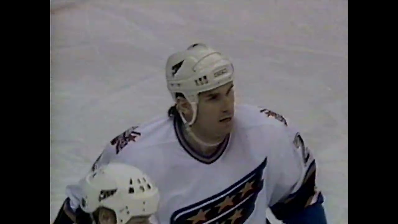 March 13 1999 Calgary Flames at Washington Capitals Arena Camera Feed 60 fps