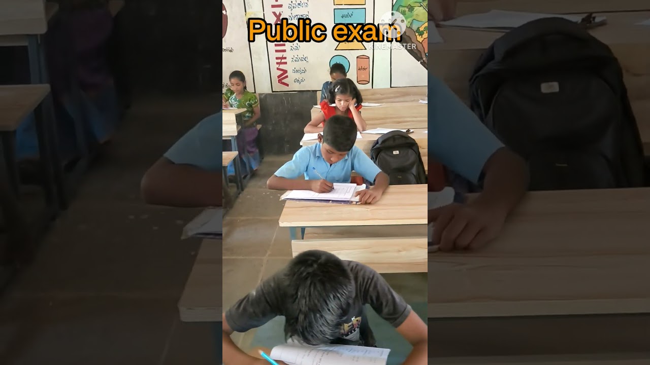 Public exam 5th class students #govtschool