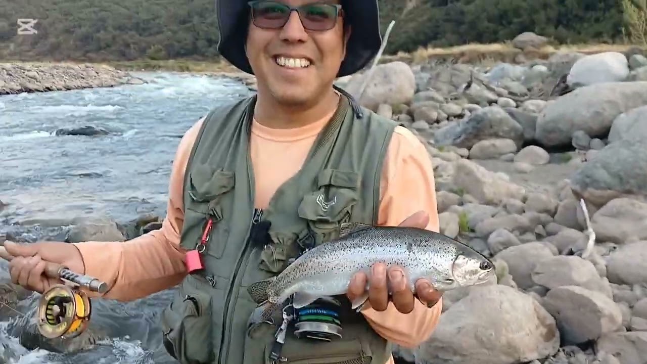 Los Truchones de la region del Maule, pesca con ninfas