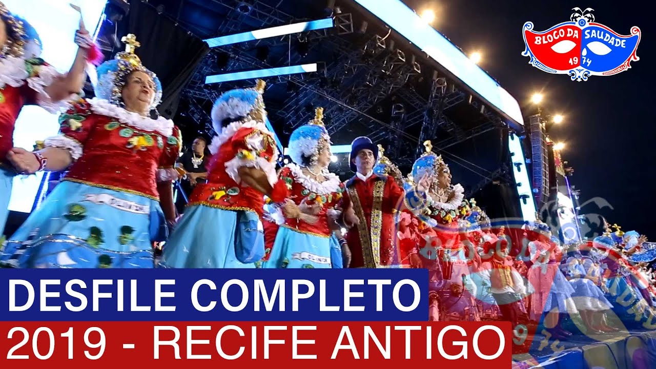 Desfile Completo - Bloco da Saudade pelas ruas do Recife Antigo / Marco Zero