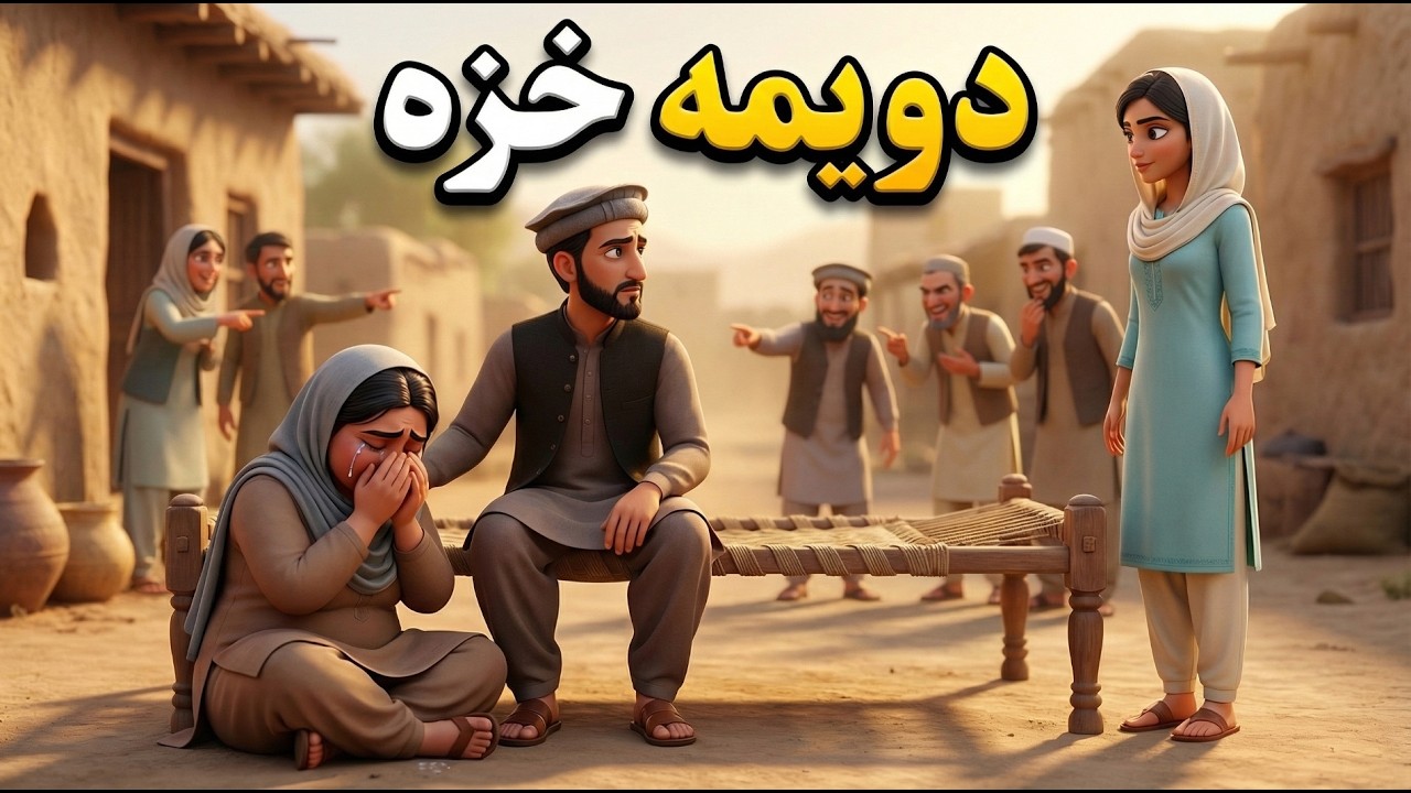 دویمه خزه 😡 | Second Wife | Pashto Animated Story