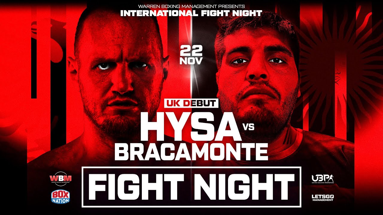 LIVE FIGHT NIGHT: UK Debut of Nelson Hysa vs Ariel Esteban Bracamonte + FULL undercard 🥊