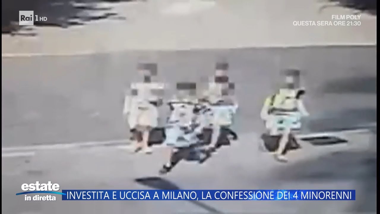 Investita e uccisa a Milano, la confessione dei 4 minorenni - Estate in diretta 13/08/2025