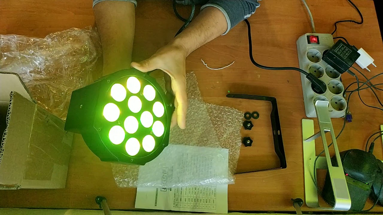 Цветомузыка Led Par 12 *12 RGBW