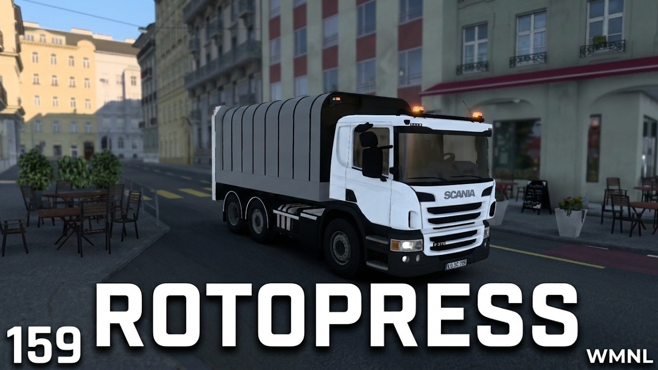 Мусоровоз ETS2 | Ротопресс