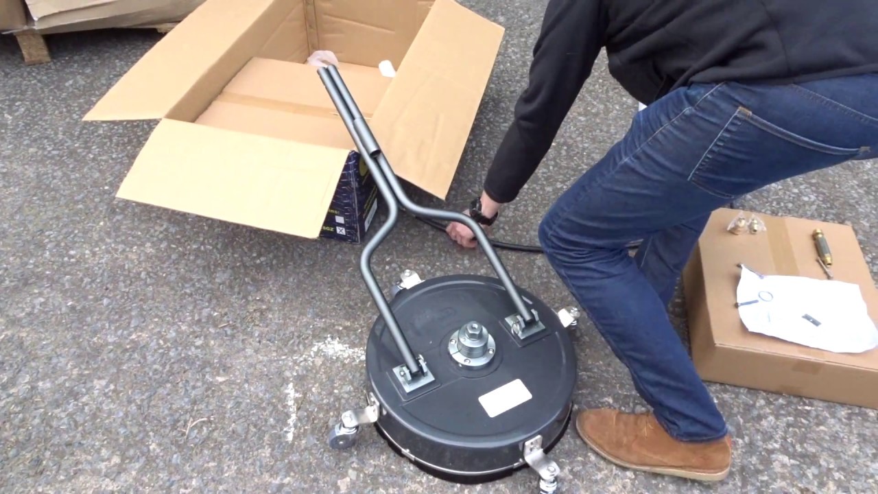 How to setup your Rotary Surface Cleaner