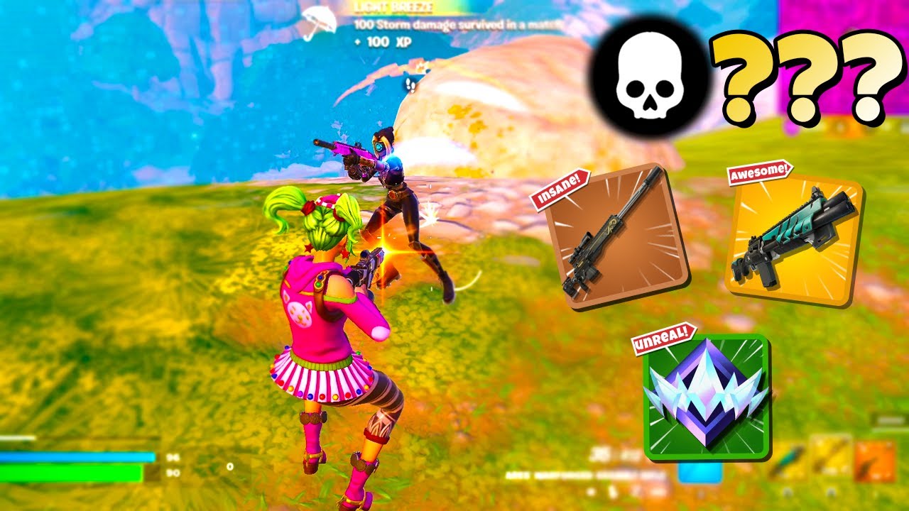 High Elimination Unreal Ranked Win Gameplay (Fortnite Chapter 5 Season 2 Zero Builds)