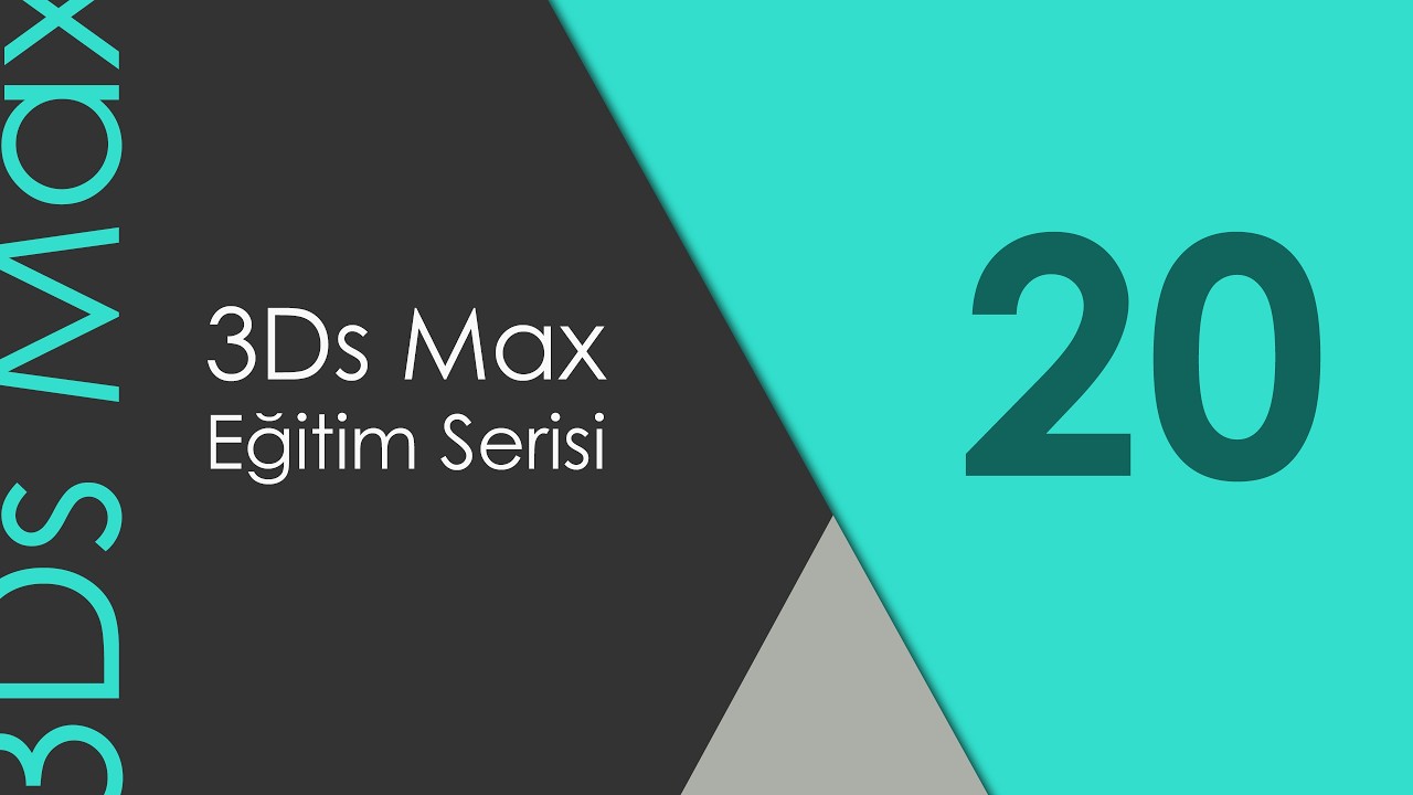 3Ds Max Eğitim Serisi |  Komidin modeli - Bölüm 01