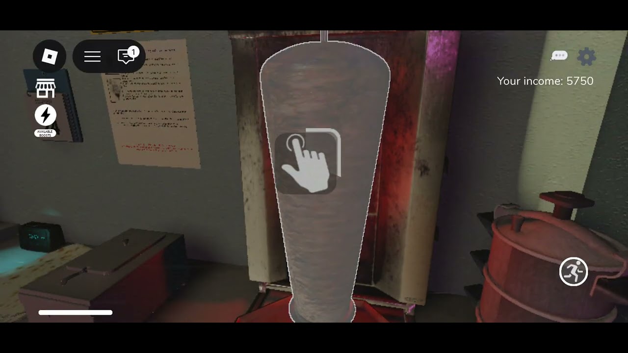 PLAYING SCARY SHAWARMA, on roblox(btw I didn't talk)
