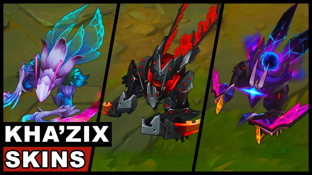 All Kha'Zix Skins Spotlight (League of Legends)