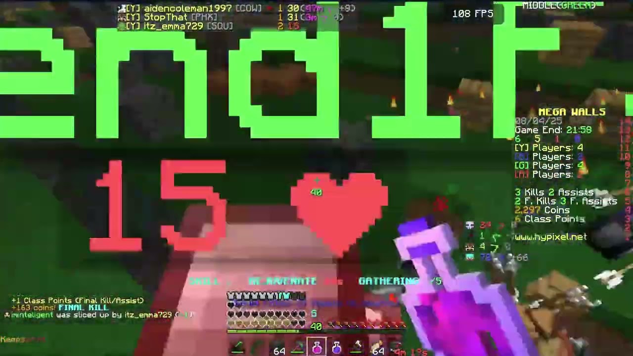 A normal day of mega walls