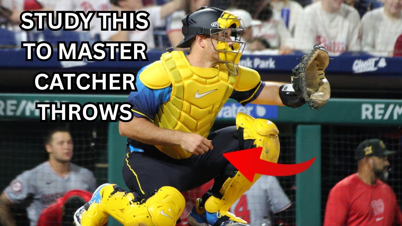 MLB Catcher Throws by JT Realmuto in Slow Motion