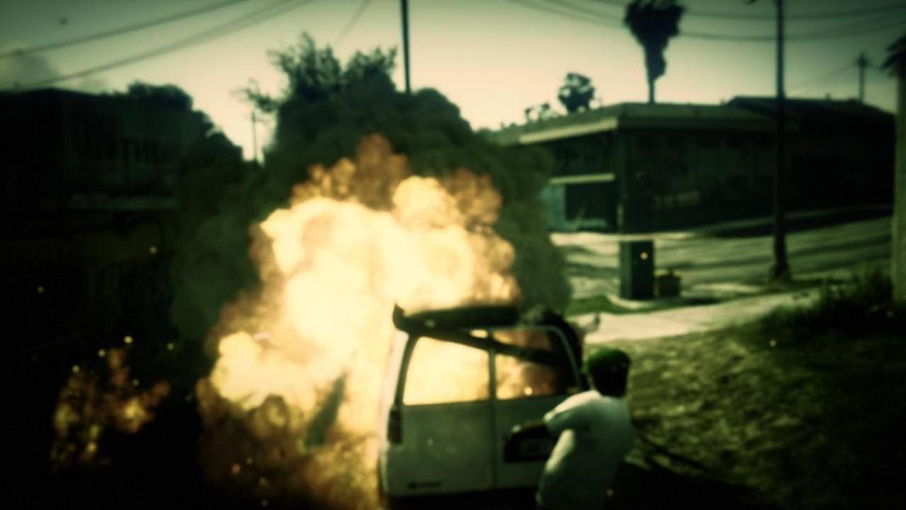 Playing GTA V in the funniest most weirdest way ever. By failing the chop mission