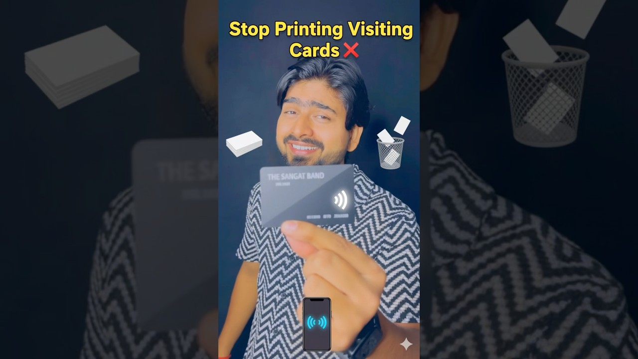 Stop Printing Visiting Cards ❌ | NFC Card Upgrade for Musicians & Artists #artistgrowthtips