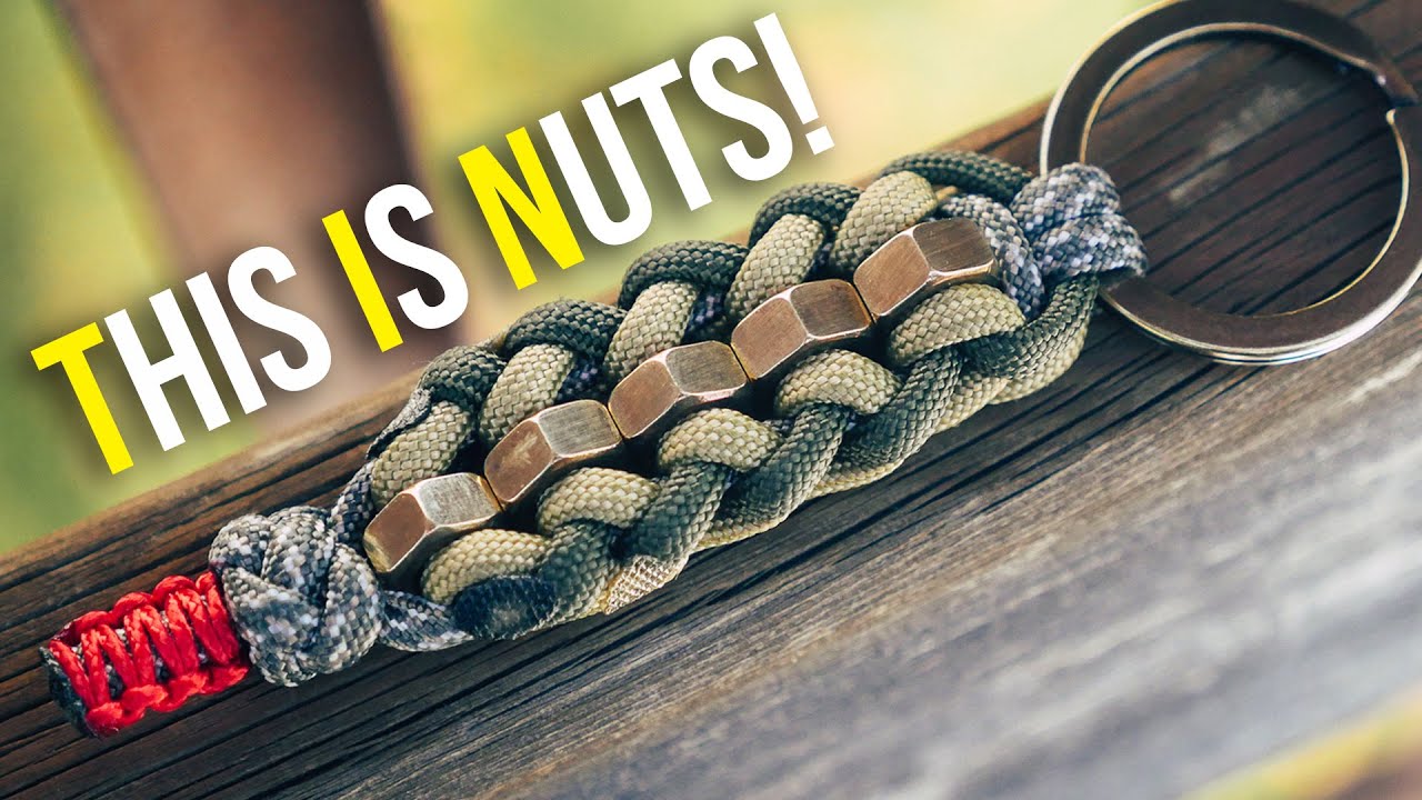 🔩 Paracord Hex Nut Keychain TUTORIAL | Sanctified Knot Paracord | This Is NUTS!