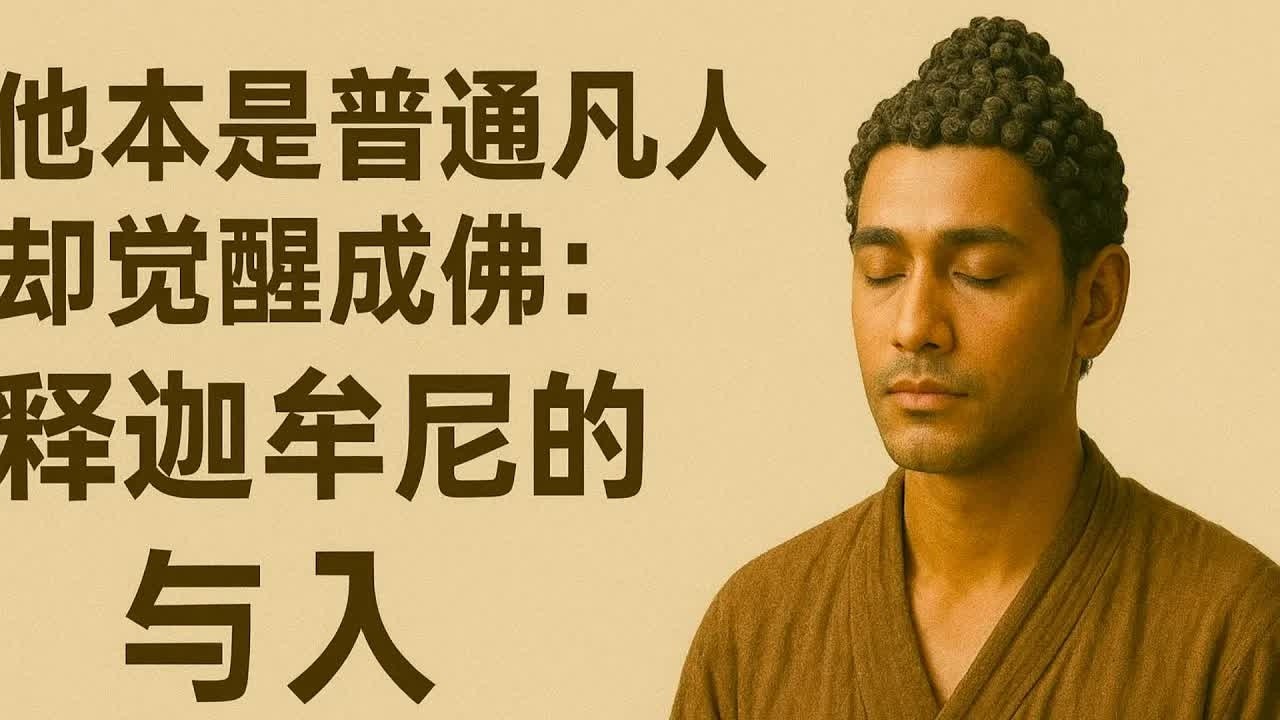 他本來就是普通凡人，卻覺醒成佛：釋迦牟尼的一生，看完真的沉默了佛教#信仰#修行｜人生 ｜金剛經｜南無阿彌陀佛#佛家 #大悲咒#修行 #教育#大悲咒#智慧#哲學#因果#冥想#达摩