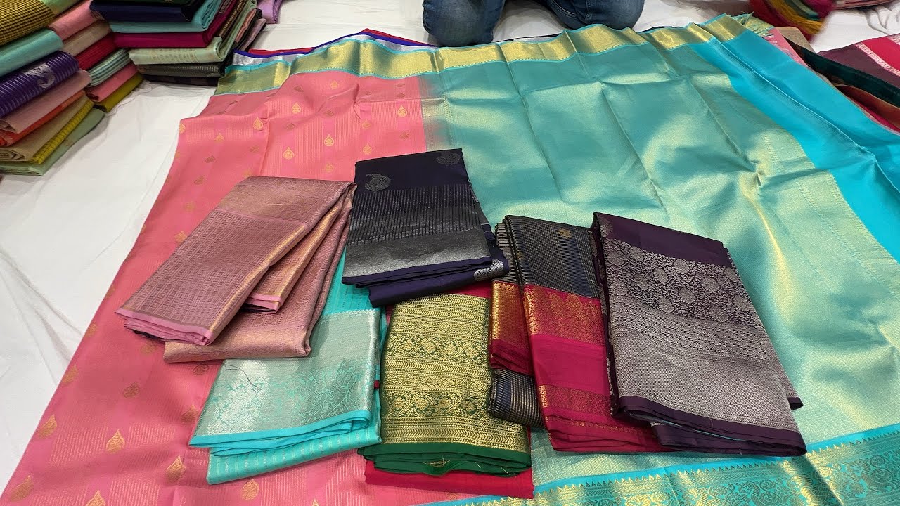 Pure Silk Saree New Collections |#chickpetsilksarees |Single Piece Courier Available