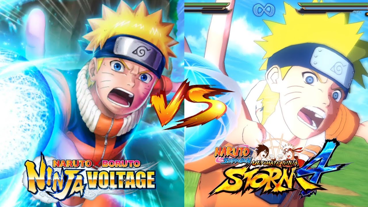 Ninja Voltage VS Ninja Storm 4 | Ultimate Jutsu Comparison #7