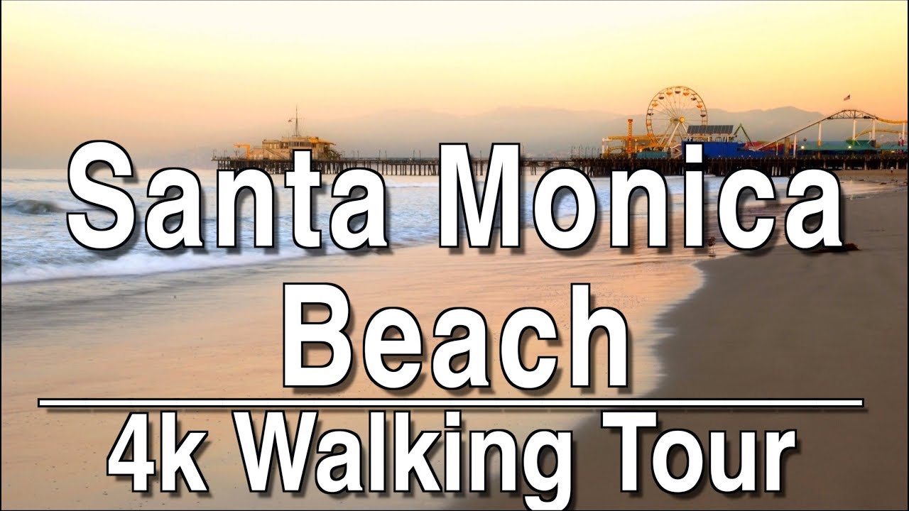 Santa Monica Beach Walk | 4k Dji Osmo 2 | Ambient Music