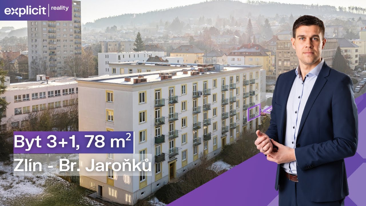 Tomáš Batík - Prodej bytu 3+1 78 m², Zlín
