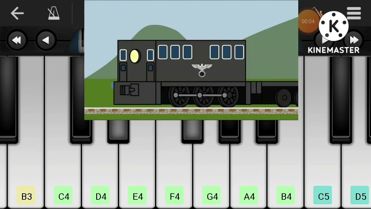 BREITSPURPAHN Train horns in sax piano