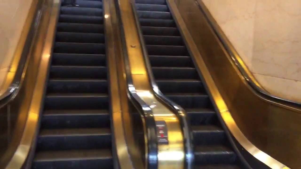 Golden Otis Entrance Escalators At Tower City Center In Downtown Cleveland, OH