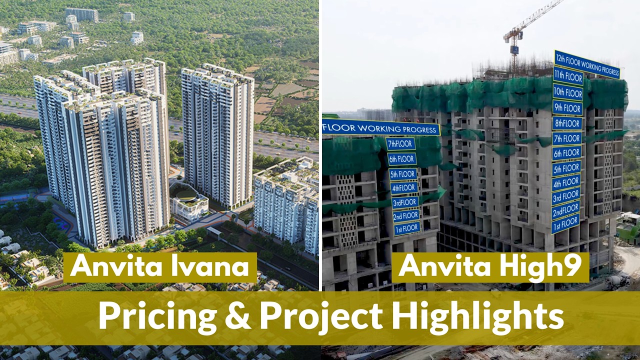 Anvita Group All Projects Details | Anvita Ivana, Anvita High9 | Hyderabad Real Estate