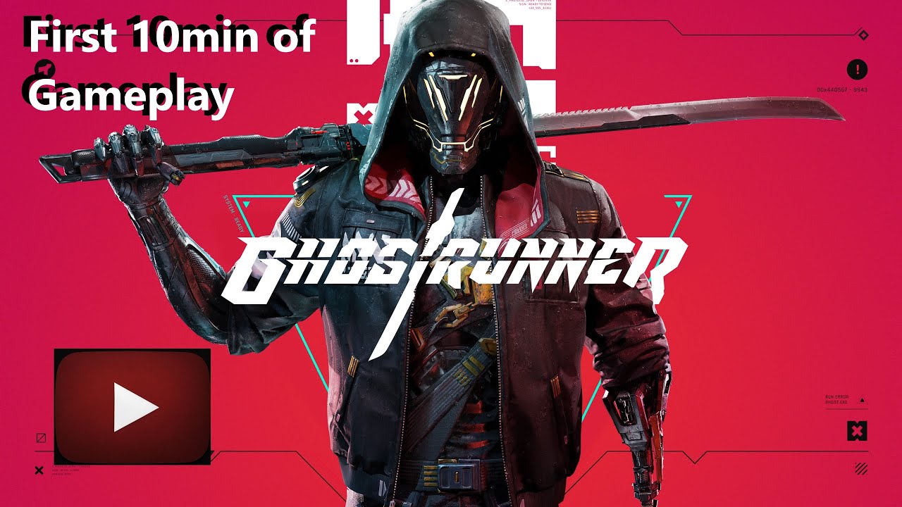 Part 101 | Ghostrunner | First 10 Mintues Gameplay | The Epic Games series |