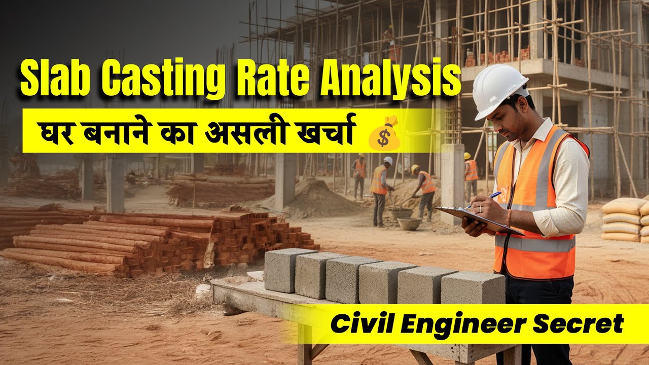 👉 Slab Casting Cost & Rate Analysis 2025 | Roof Casting Price in India | Step-by-Step Guide