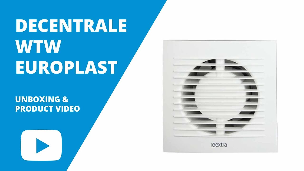 Europlast Decentralised MVHR unit | Product video & Unboxing