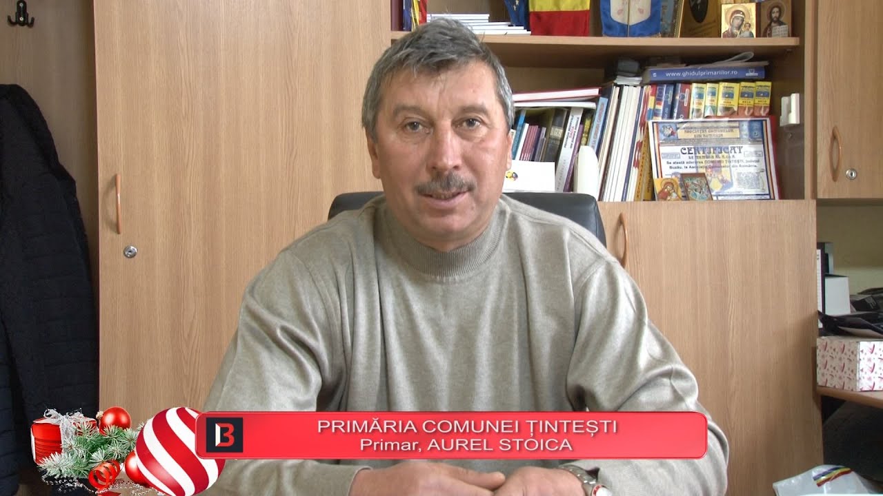 Aurel Stoica, primarul comunei Țintești