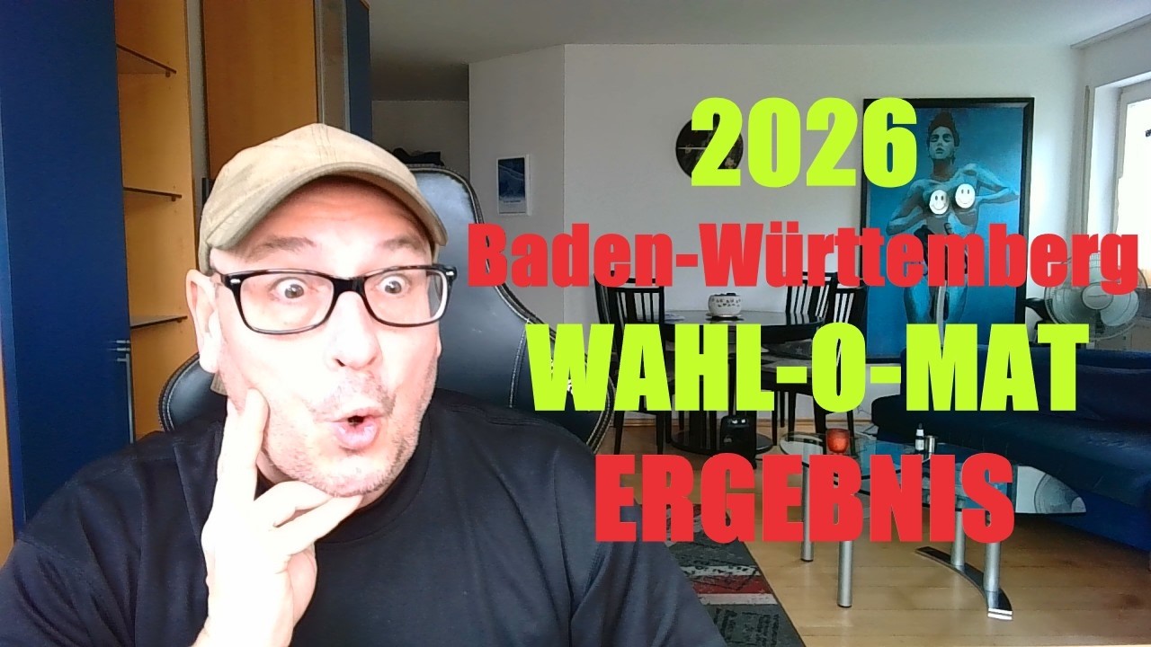 2026 Baden-Württemberg, Wahl-O-Mat, mein Ergebnis 👌!!!